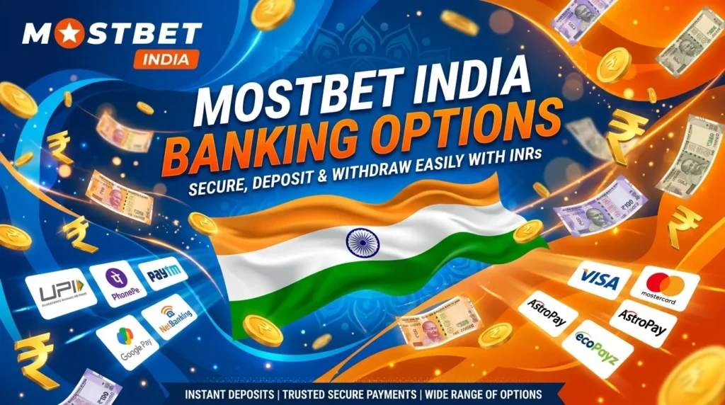 Mostbet India Banking Options - Secure deposits & withdrawals